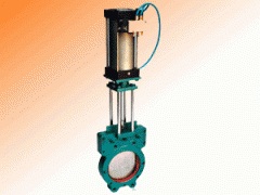 對夾式氣動漿液閥