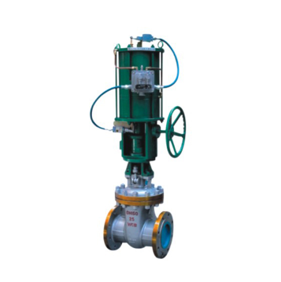 氣動帶手動楔式閘閥