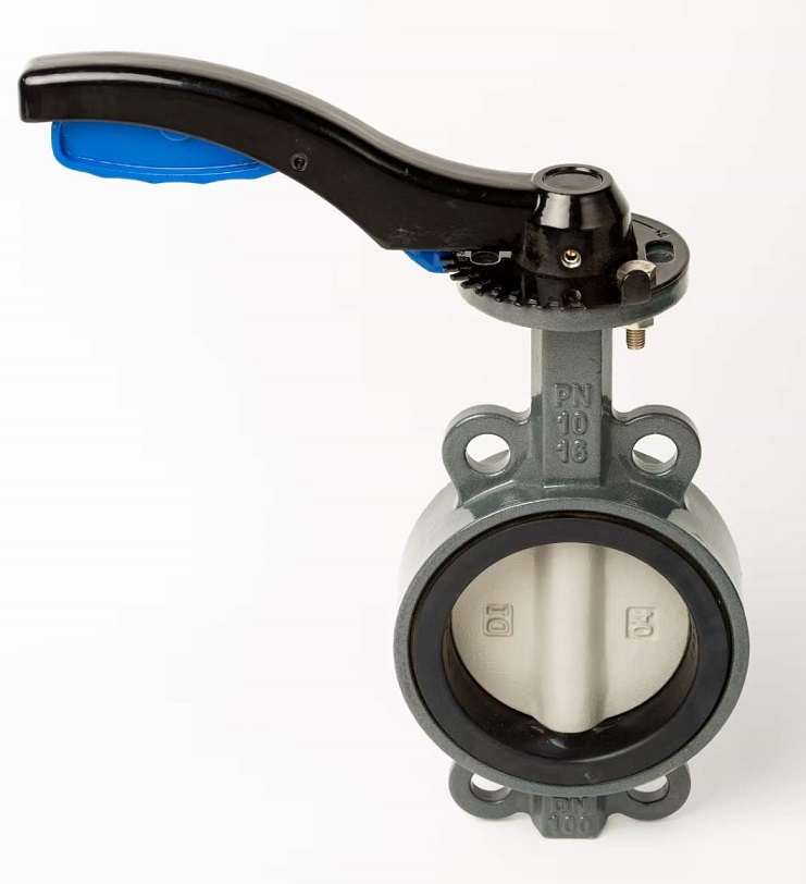 中心型對夾式螺旋式蝶閥