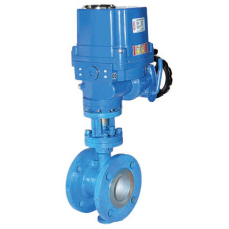 三偏心硬密封防爆電動蝶閥